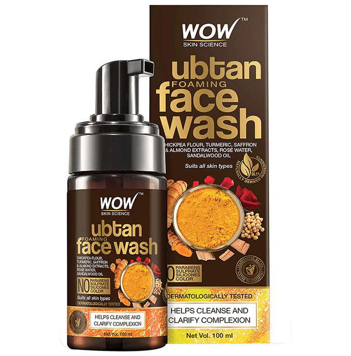WOW Skin Science Ubtan Foaming Face Wash - Classic Derma