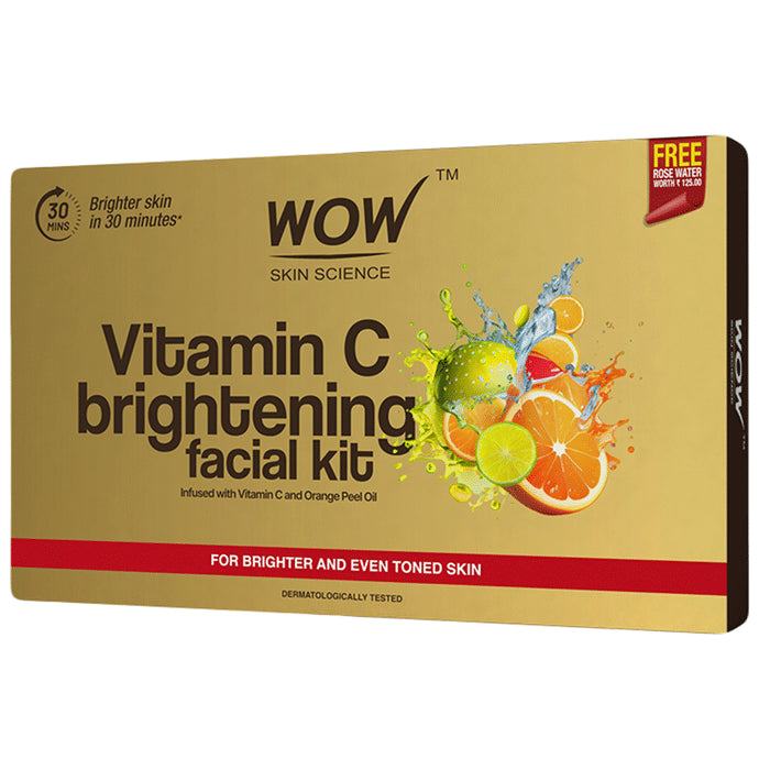 WOW Skin Science Vitamin C Brightening Facial Kit - Classic Derma