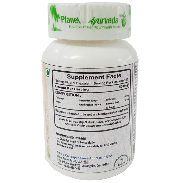 Planet Ayurveda Premium Blood Cleanse Vege Capsule