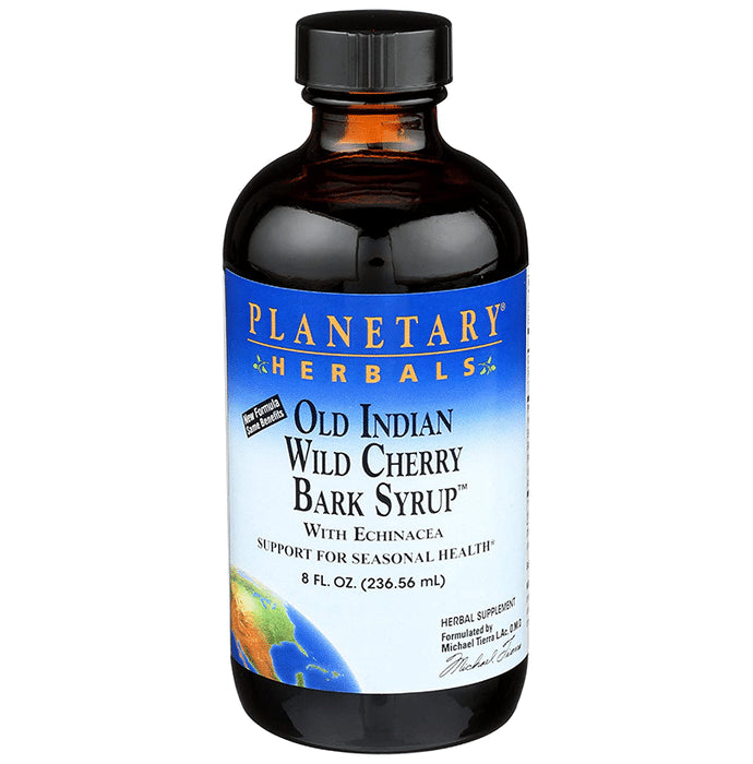 Planetary Herbals Old Indian Wild Cherry Bark Syrup - Classic Derma