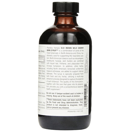 Planetary Herbals Old Indian Wild Cherry Bark Syrup