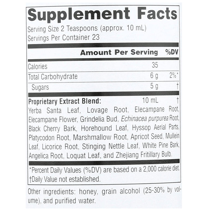 Planetary Herbals Old Indian Wild Cherry Bark Syrup