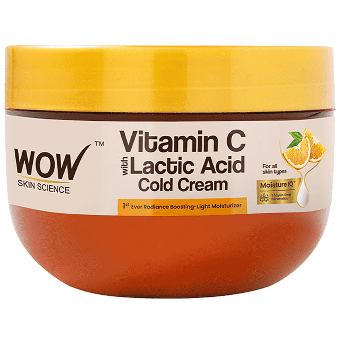 WOW Skin Science Vitamin C with Lactic Acid Cold Cream - Classic Derma