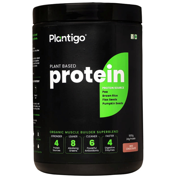 Plantigo Plant Based Protein Milk Chocolate Powder - Classic Derma