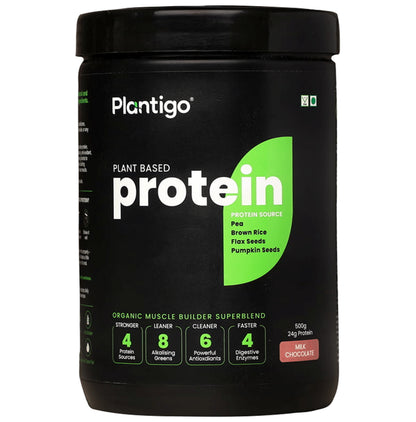 Plantigo Plant Based Protein Powder Milk Chocolate - Classic Derma