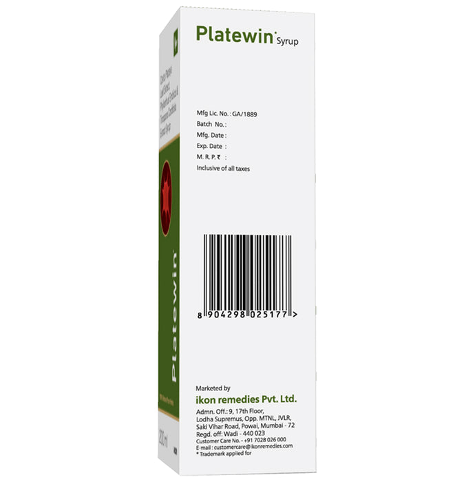 Platewin Syrup (200ml Each)