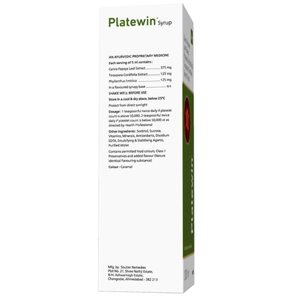 Platewin Syrup (200ml Each)