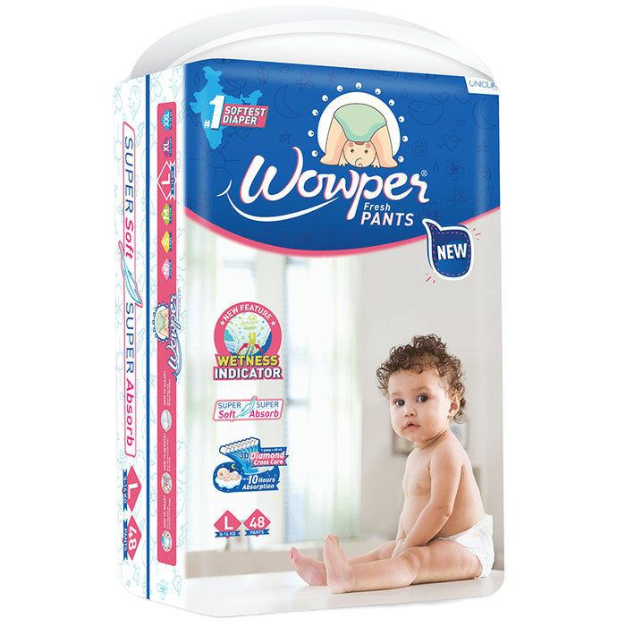 Wowper Fresh Pants New Large (48 Pieces Each) - Classic Derma