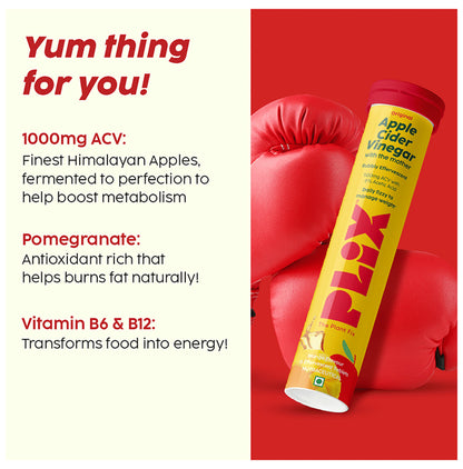 Plix Original Apple Cider Vinegar with the Mother Bubbly Effervescent Tablet Mango