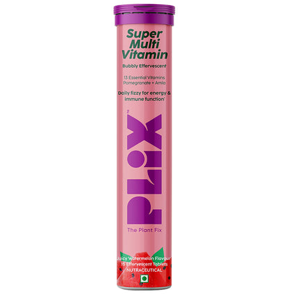 Plix Super Multi Vitamin Bubbly Effervescent Tablet Juicy Watermelon - Classic Derma
