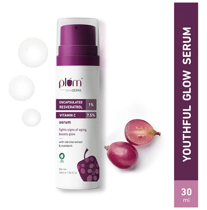 Plum 1% Encapsulated Resveratrol and 7.5% Vitamin C Serum