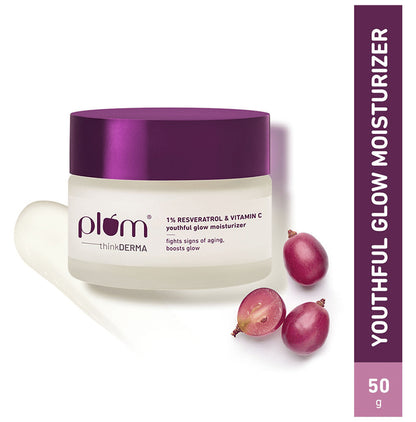 Plum 1% Resveratrol & Vitamin C Youthful Glow Moisturizer