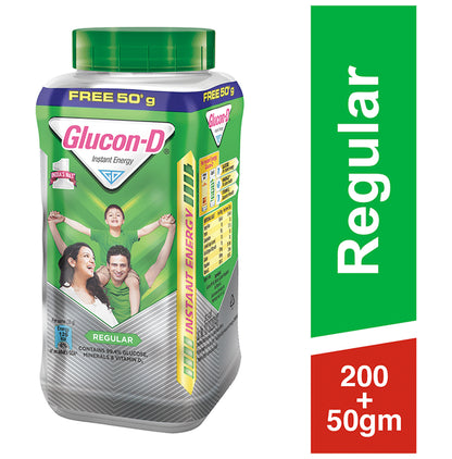 Glucon-D with Glucose, Calcium, Vitamin C & Sucrose | Nutrition Booster Regular