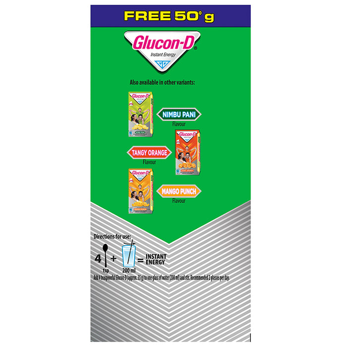 Glucon-D with Glucose, Calcium, Vitamin C & Sucrose | Nutrition Booster Regular