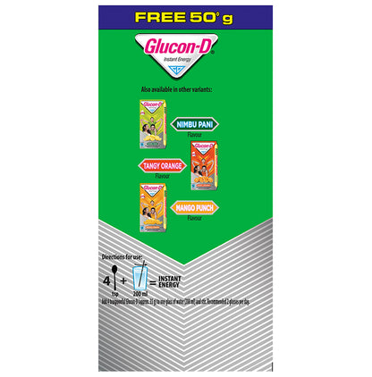 Glucon-D with Glucose, Calcium, Vitamin C & Sucrose | Nutrition Booster Regular