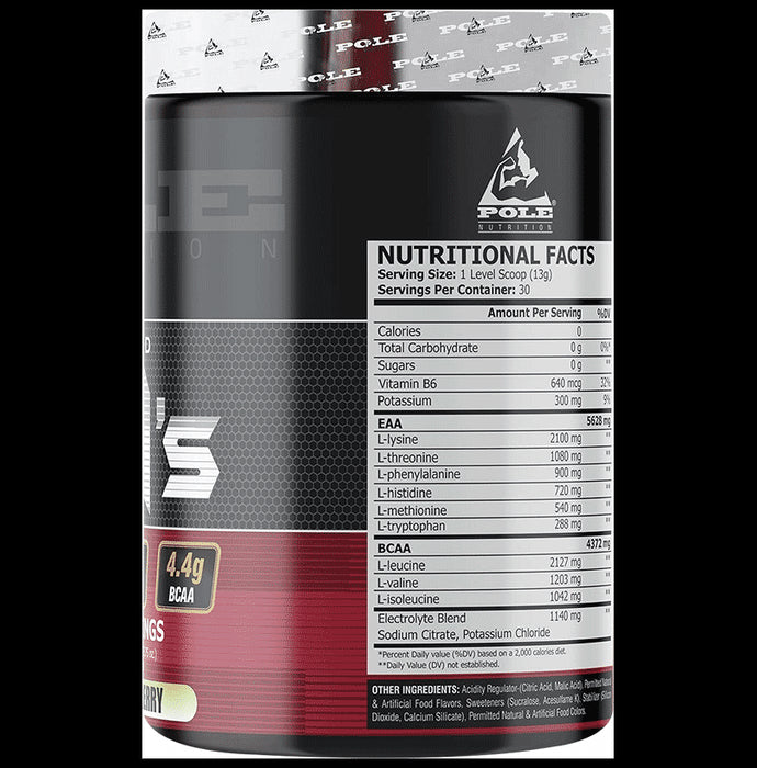 Pole Nutrition EAA's Powder Black Cherry