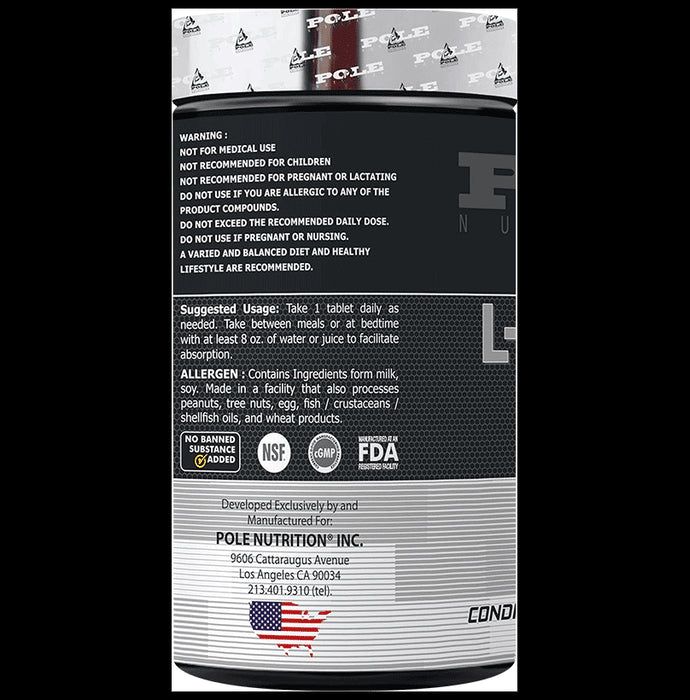 Pole Nutrition L-Arginine 1000mg Tablet