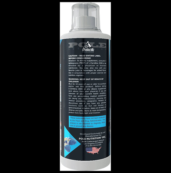 Pole Nutrition L-Carnitine 3000mg Blue Raspberry