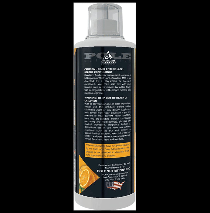 Pole Nutrition L-Carnitine 3000mg Orange Blast