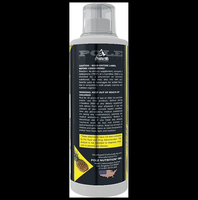 Pole Nutrition L-Carnitine 3000mg Pineapple