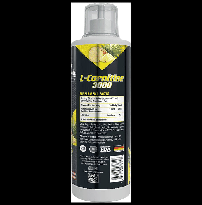 Pole Nutrition L-Carnitine 3000mg Pineapple