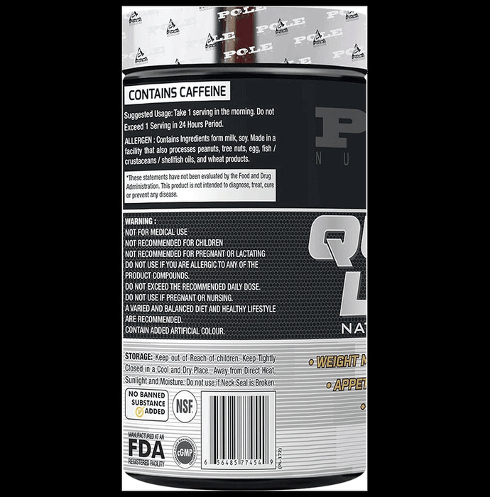 Pole Nutrition Quad Lean Fat Burner Capsule