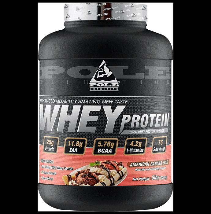 Pole Nutrition Whey Protein Powder American Banana Split - Classic Derma