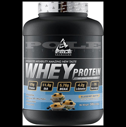Pole Nutrition Whey Protein Powder Blueberry Muffin - Classic Derma