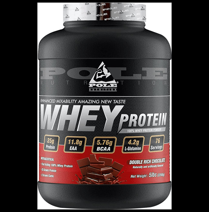 Pole Nutrition Whey Protein Powder Double Rich Chocolate - Classic Derma
