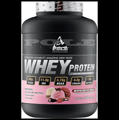 Pole Nutrition Whey Protein Powder Neapolitian Ice Cream - Classic Derma