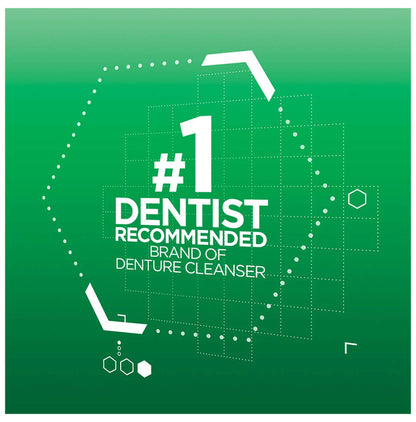Polident Antibacterial Denture Cleanser Effervescent Tablet