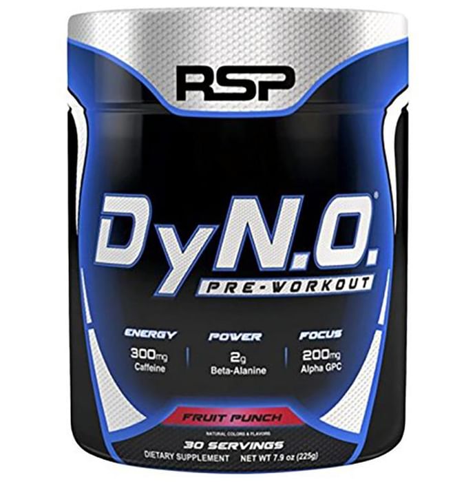 RSP Nutrition Dyno Explosive Pre-Workout Fruit Punch - Classic Derma
