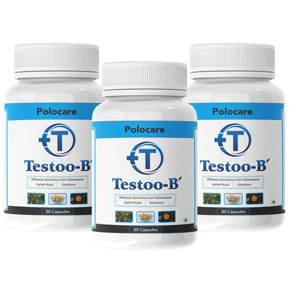 Polocare Testoo-B (30 Each) Capsule - Classic Derma