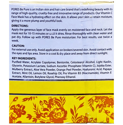 Pores Be Pure Vitamin C Face Mask