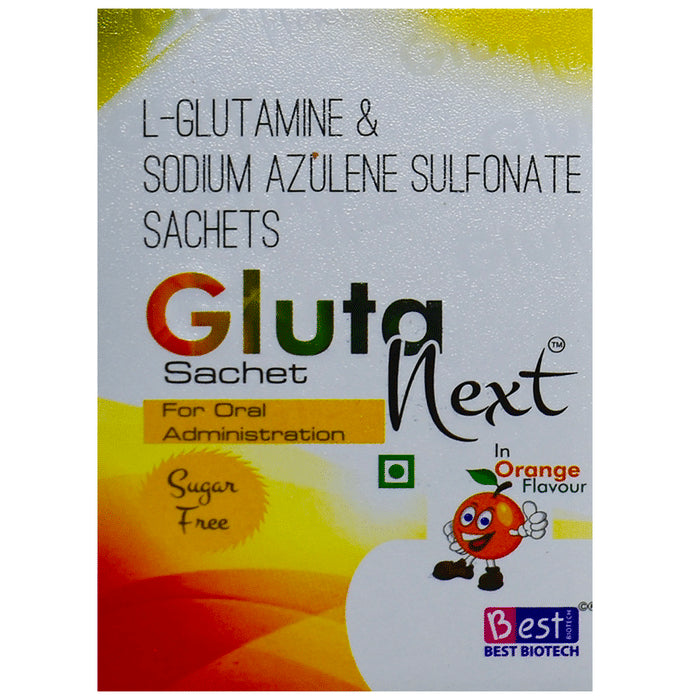 Gluta Next Sachet Orange Sugar Free - Classic Derma