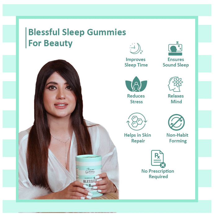Power Gummies for Blessful Sleep | With Melatonin, Vitamin B6 & Passiflora Extract