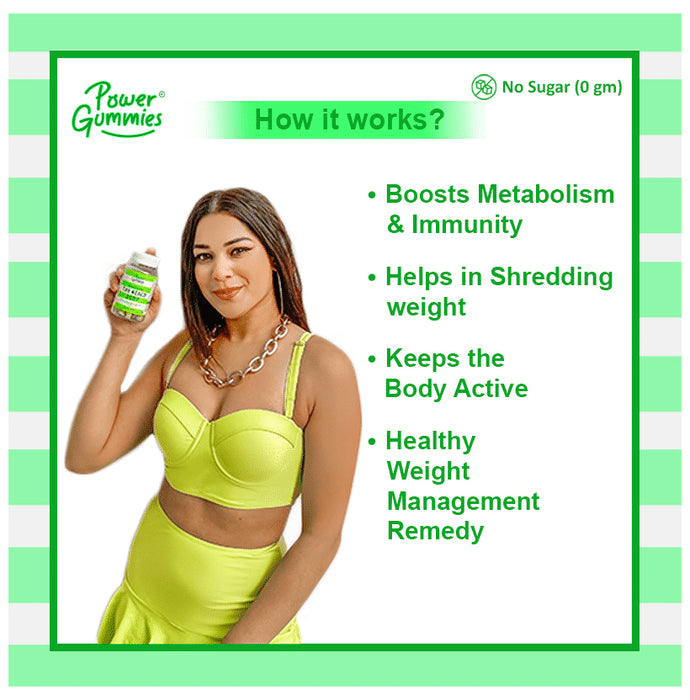 Power Gummies The Beach Body Gummies with Green Coffee & Garcinia Cambogia for Weight Management (60 Each)