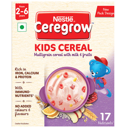 Nestle Ceregrow Multigrain Cereal with Milk & Fruits (from 3 to 6 Years) | For Immunity & Nutrition - Classic Derma