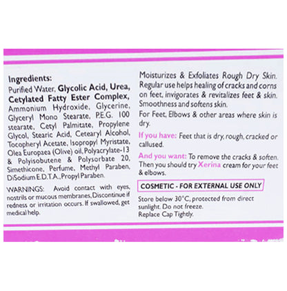 Xerina Cream | Moisturises & Exfoliates Dry, Rough, Cracked Or Callused Feet
