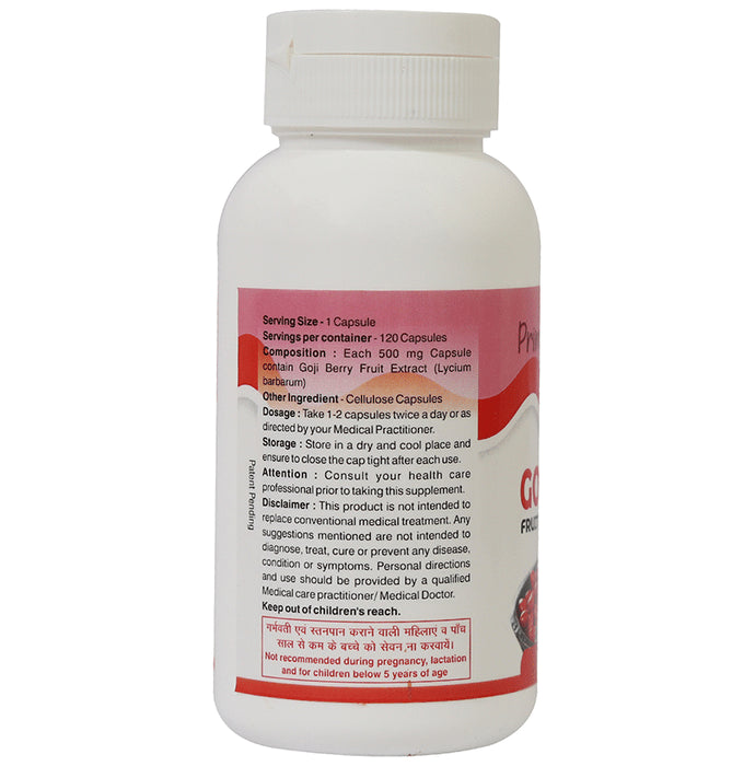 Prima Medicare Goji Berry Fruit Extract Capsule
