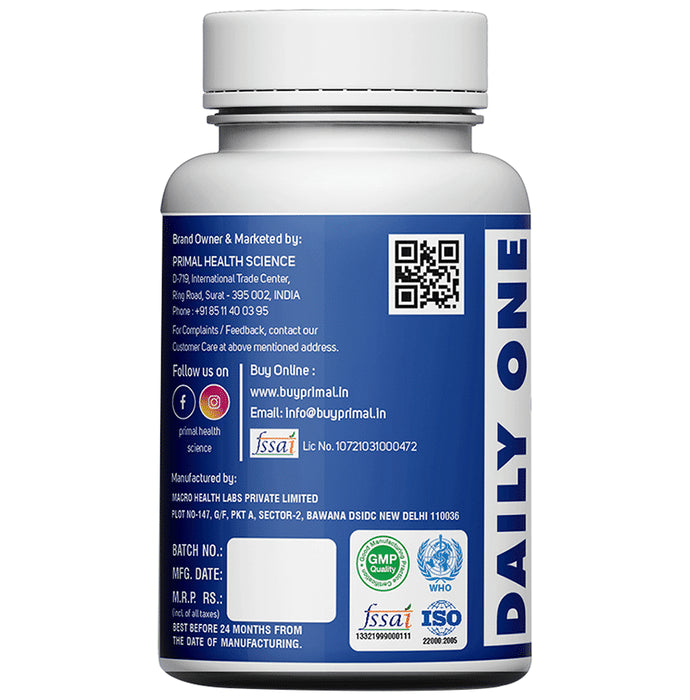 Primal Health Science Daily One Multivitamin & Multimineral Tablet