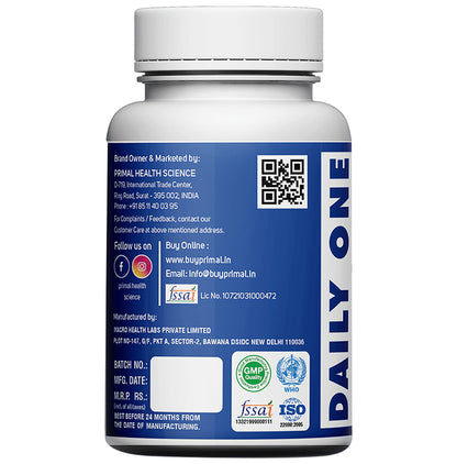 Primal Health Science Daily One Multivitamin & Multimineral Tablet