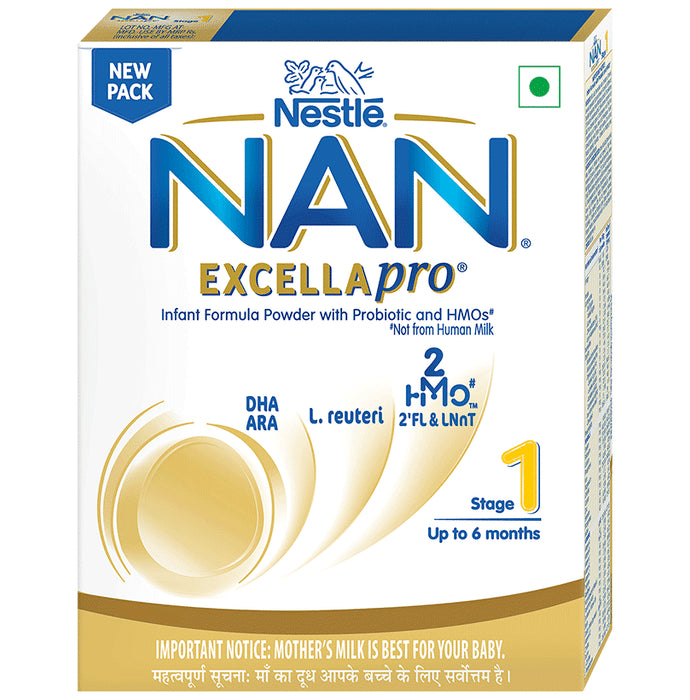 Nestle Nan Excella Pro Stage 1 Infant Formula Milk powder (Up to 6 Months) - Classic Derma