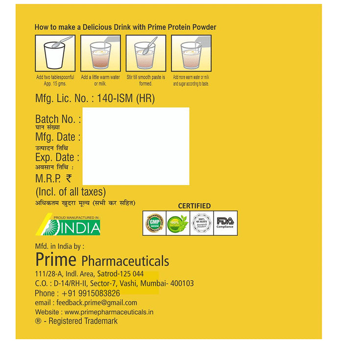 Prime Protex Protein Powder