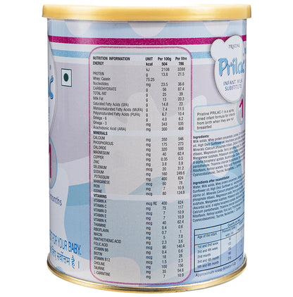 Pristine Prilac Infant Milk Substitute Stage 1 (Upto 6 months)