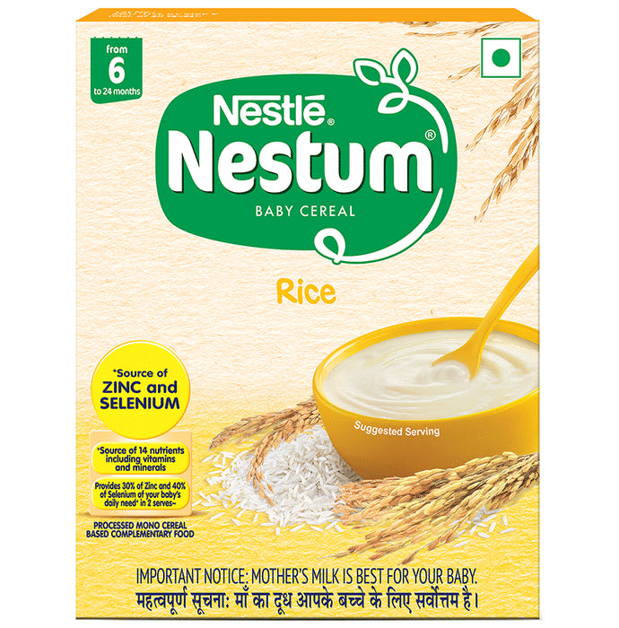 Nestle Nestum Baby Cereal From 6 to 24 Months Rice - Classic Derma