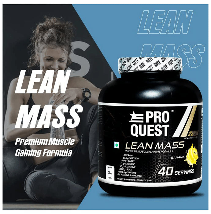 Pro Quest Lean Mass Powder Banana
