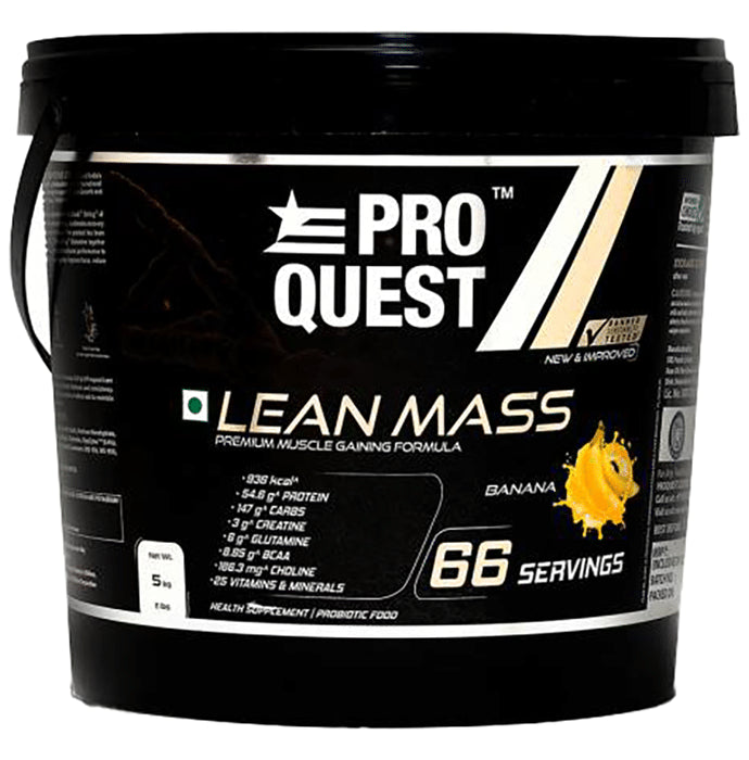 Pro Quest Lean Mass Powder Banana - Classic Derma