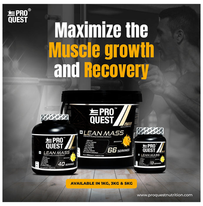 Pro Quest Lean Mass Powder Banana
