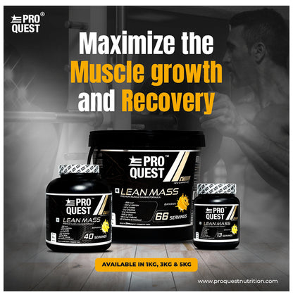 Pro Quest Lean Mass Powder Banana